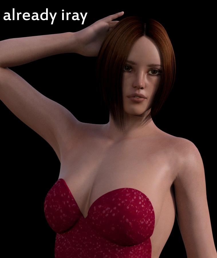 Mila with iray surface shader