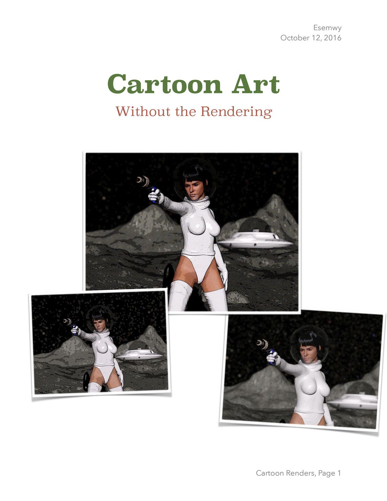 Cartoon Art Without the Rendering