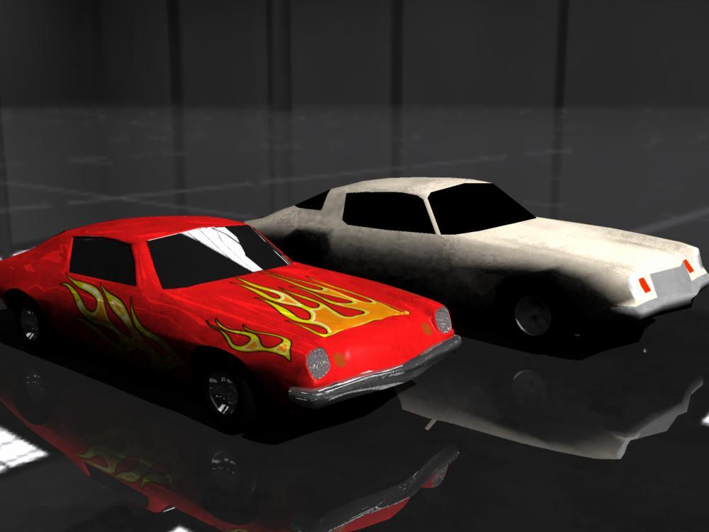 Modified Car (Left) and Original Mesh (Right)