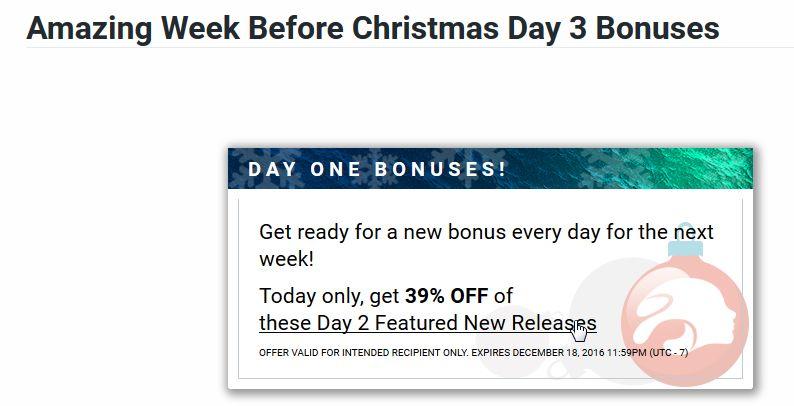 Screencapture, Exclusive Offers