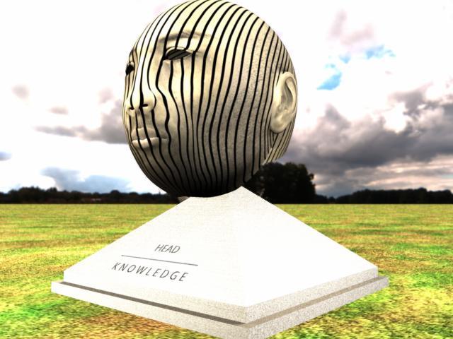WIP bust for public space