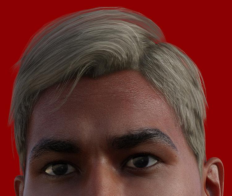 Testing Iray hair shaders, GQ Event on G3M, second image, by L'Adair