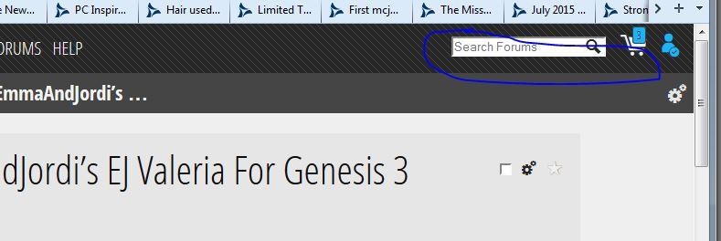 Forum search box