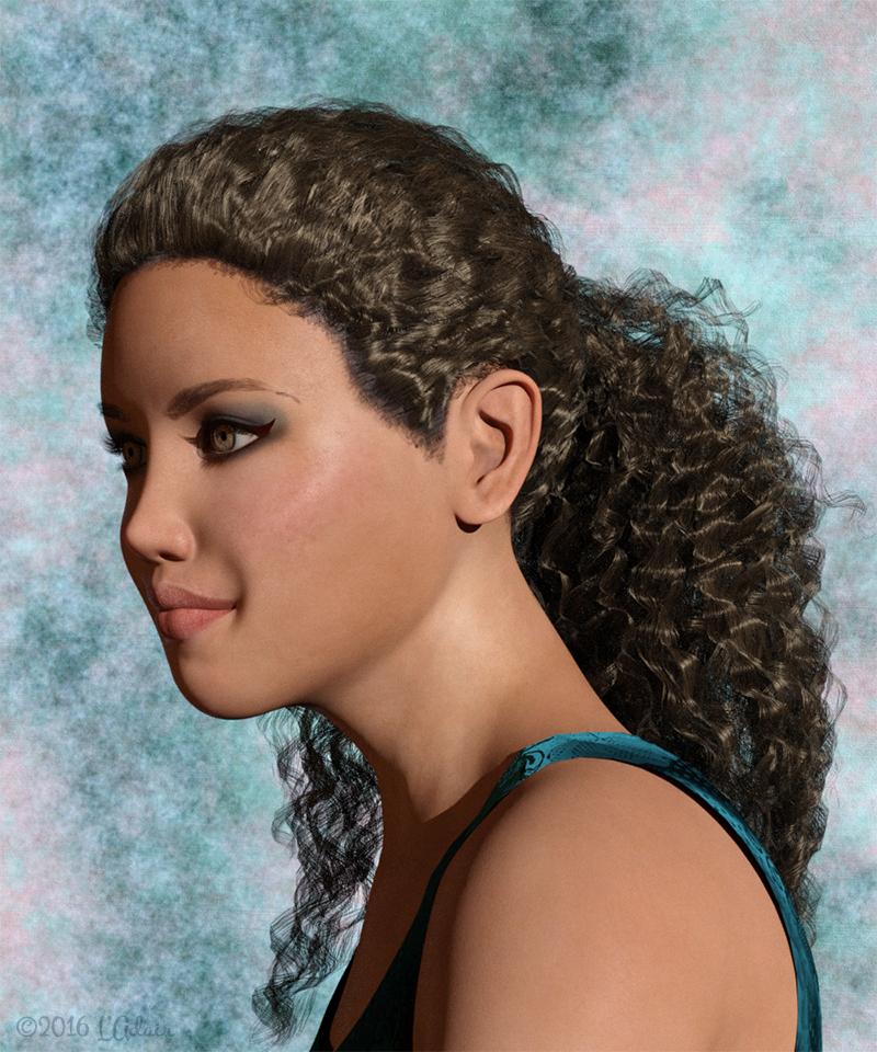 Kylan Hair using OOT's IrayPair Hair Shaders, by L'Adair