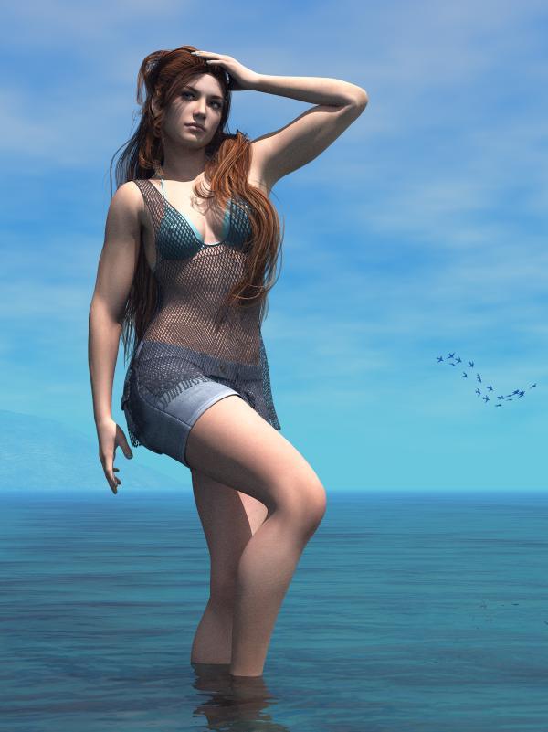 Standard Genesis 2 Character with DragonFly Hair