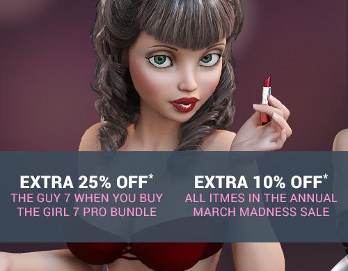 The Girl 7 Banner ad mentioning The Guy 7