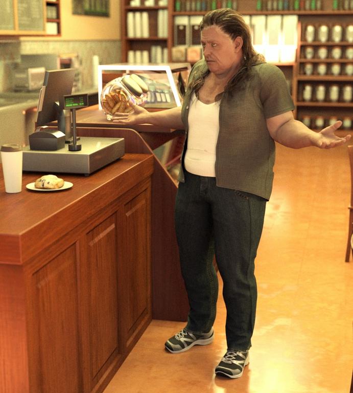 George, getting coffee...