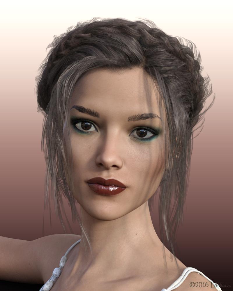 V7 after Brow Remover and Wow Brows applied, by L'Adair