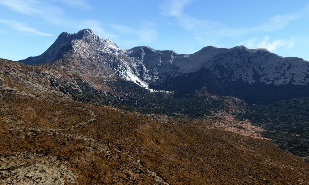 Snow on Desert Mountain