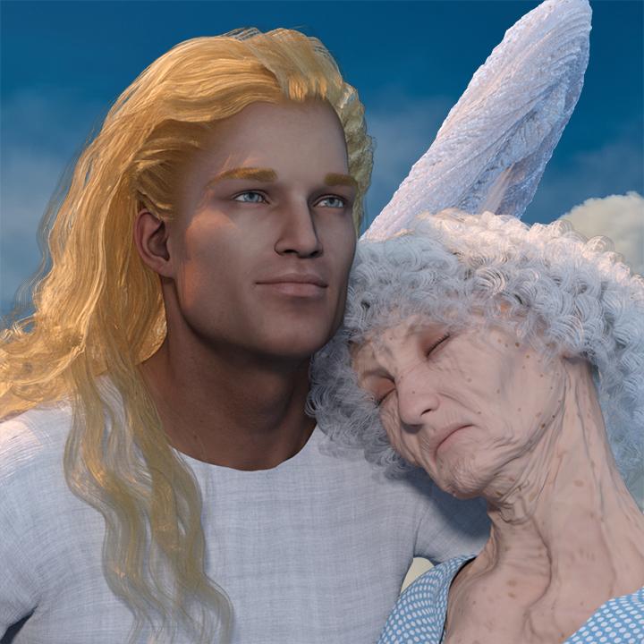 Going Home by L'Adiar, zoom to hair