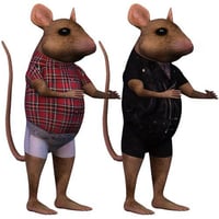Subdividing MAT House Mouse Clothing | Daz 3D