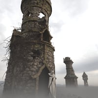 Ruined Mage Towers 1 Daz 3D
