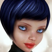 Pure Hair: Bubblegum for Genesis | Daz 3D