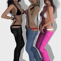 V4 Dynamic Jeans Suspenders | Daz 3D
