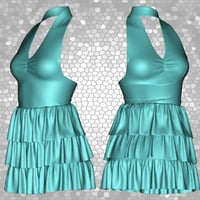Layer Dress for Genesis 2 Female(s) | Daz 3D