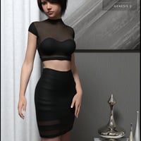 Avery Outfit For Genesis 2 Females Daz 3d