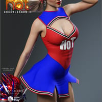 Hot Cheerleader 1 Outfit For Genesis 3 Female S Daz 3d