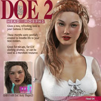 Daughters Of Eve 2 Faces For G3f Daz 3d