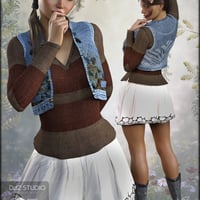 Early Spring Outfit Textures | Daz 3D