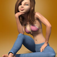 Stylized Megan Character And Hair For Genesis 3 Female S Daz 3d
