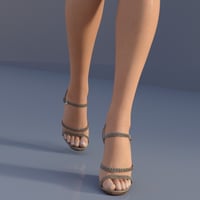 Braided Wedge Sandals | Daz 3D