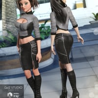 Alloy Fusion Outfit for Genesis 3 Female(s) | Daz 3D