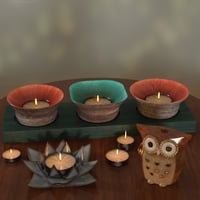 Heart Shaped Candle Set One - Daz Content by zcnaipowered