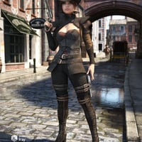 Bounty Hunter Outfit for Genesis 8 Female(s) | Daz 3D