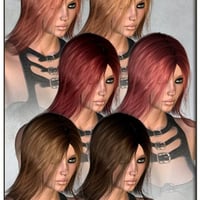Hybrid Shades -- Textures for Hybrid Hair | Daz 3D