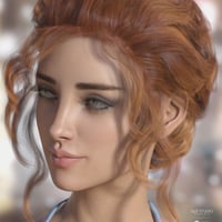 Ainsley Hair For Genesis 3 And 8 Female S Daz 3d