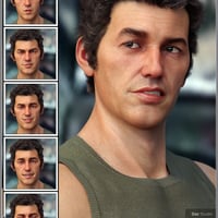 Christian Mixable Expressions for Genesis 8 Male(s) | Daz 3D