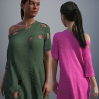Dforce Torn Clothes For Genesis 8 Females Daz 3d 