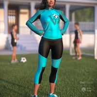 Dforce Soccer Mom Outfit Textures Daz 3d 