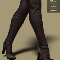 dForce RockyShoo Outfit for Genesis 8 Female(s) | Daz 3D