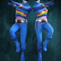 Rainbow Rangers Costume Rainbow Rangers Dress Indigo 