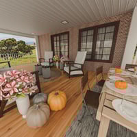 Cozy Porch Daz 3D