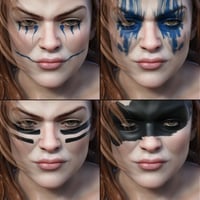 Viking Warrior Makeup | Daz 3D