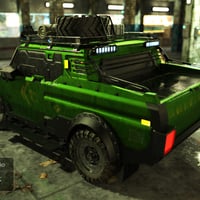 Cyberpunk Pickup Truck Daz 3D
