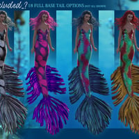 Sailors Ruin Metallic Tails and Geoshells for Coral 8.1 | Daz 3D