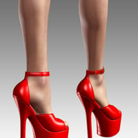 Sexy Platform Sandals For V4/A4/V4Elite | Daz 3D