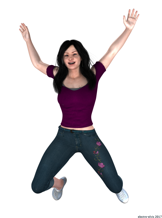 Jumping Girl