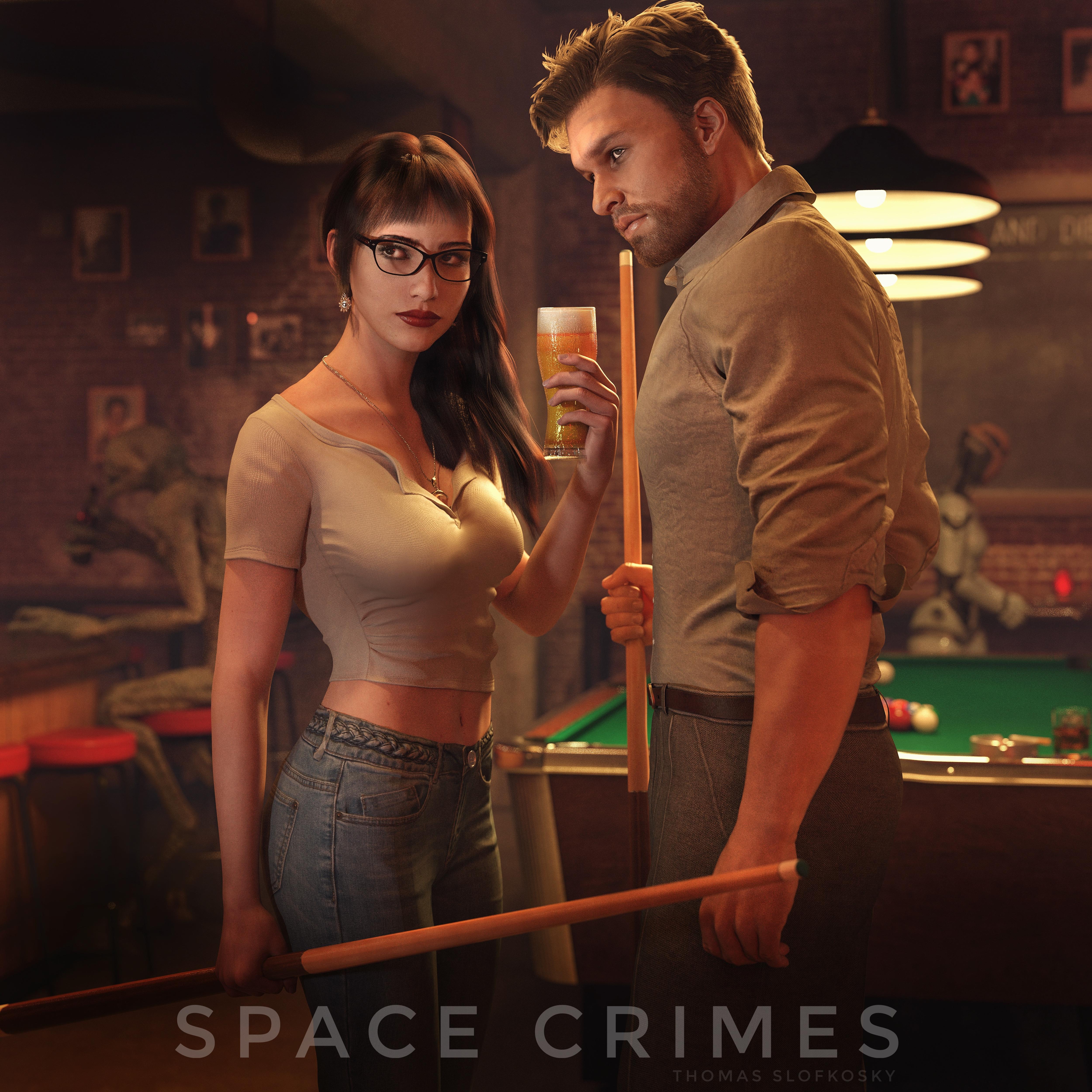 NO AI | The Bar on Lunar Outpost K-17