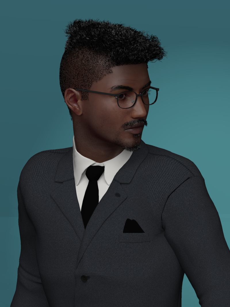 Flat Top Fade Longer Hair - Daz 3D Forums