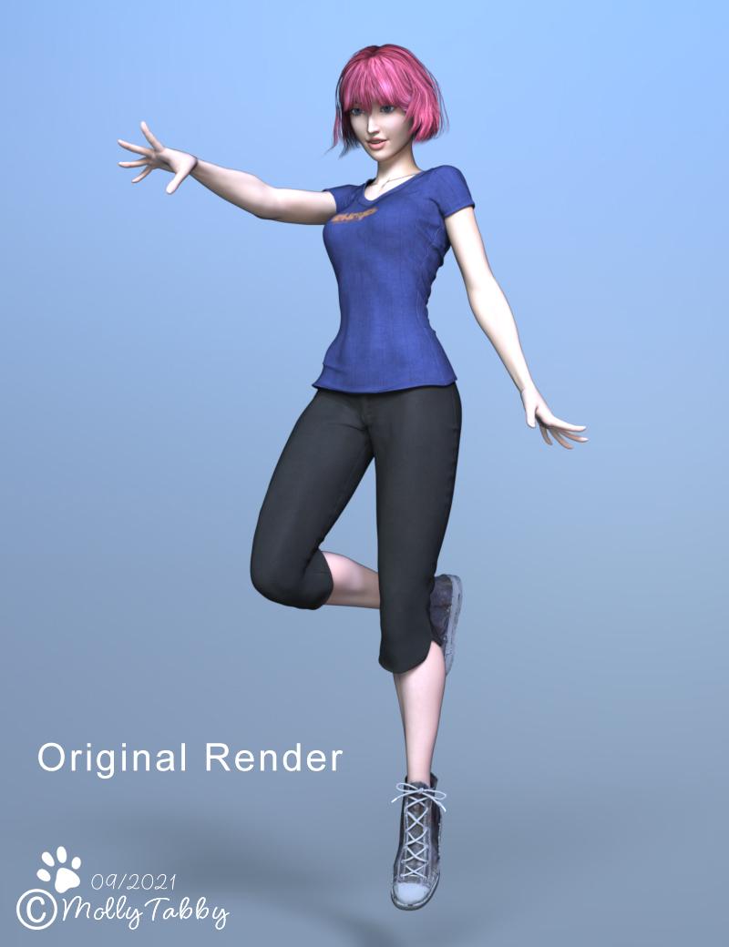 Aiko image rendered with My Shaders