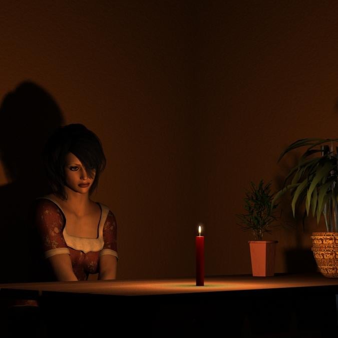 Warm light, cold heart