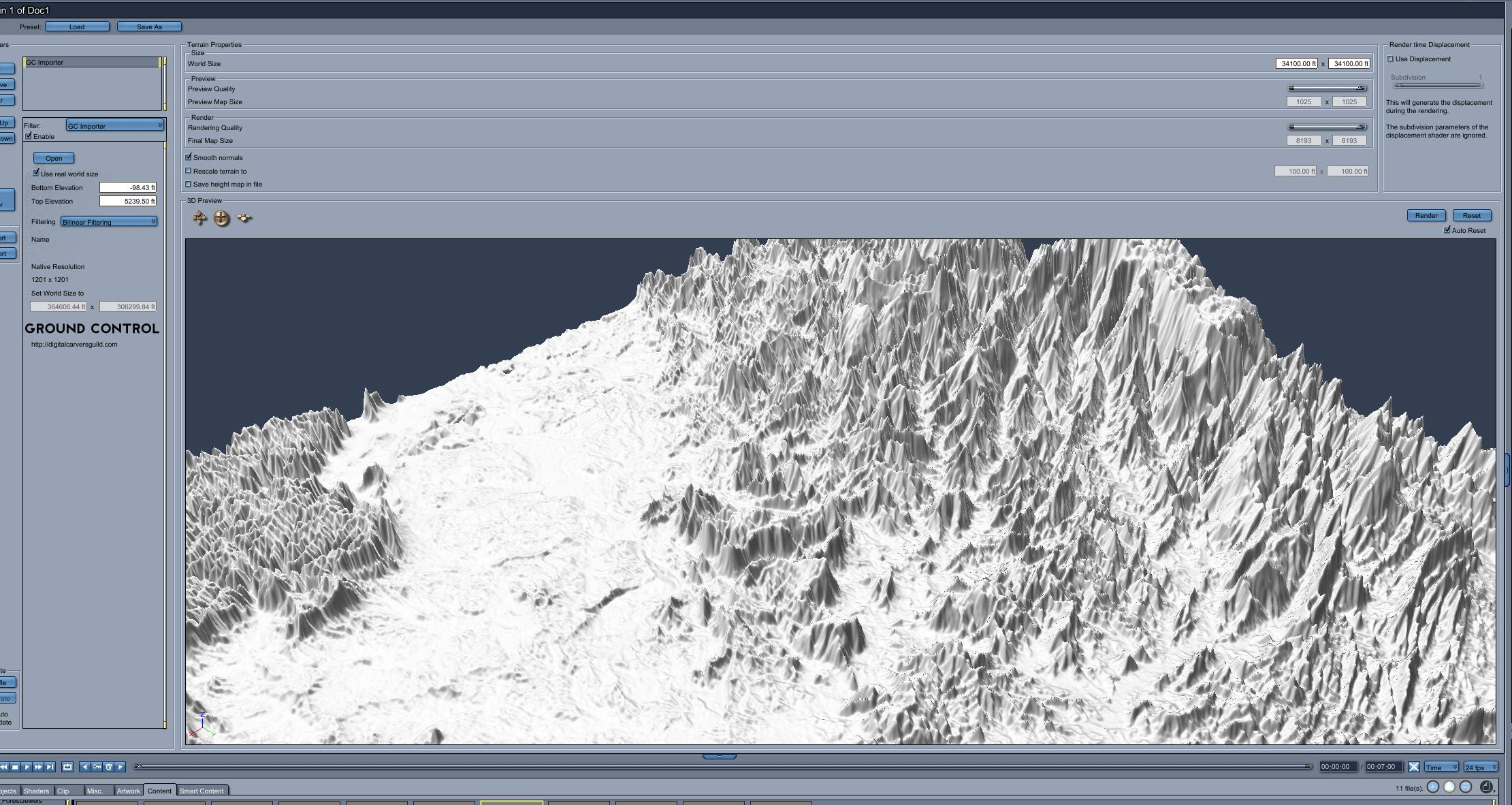 How To - Use an Height Map as a Distribution Shader - Daz 3D Forums
