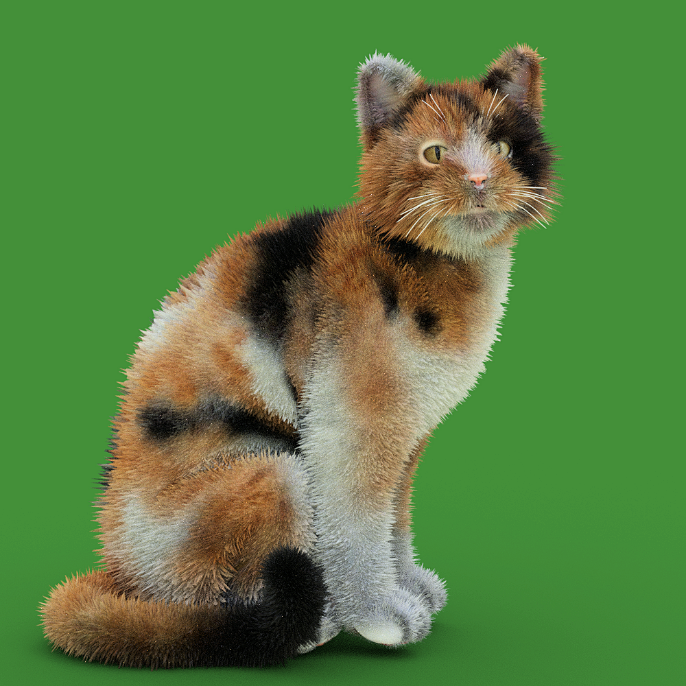 OFS Cat Fur, how to adjust the length of fur? [solved] Daz 3D Forums