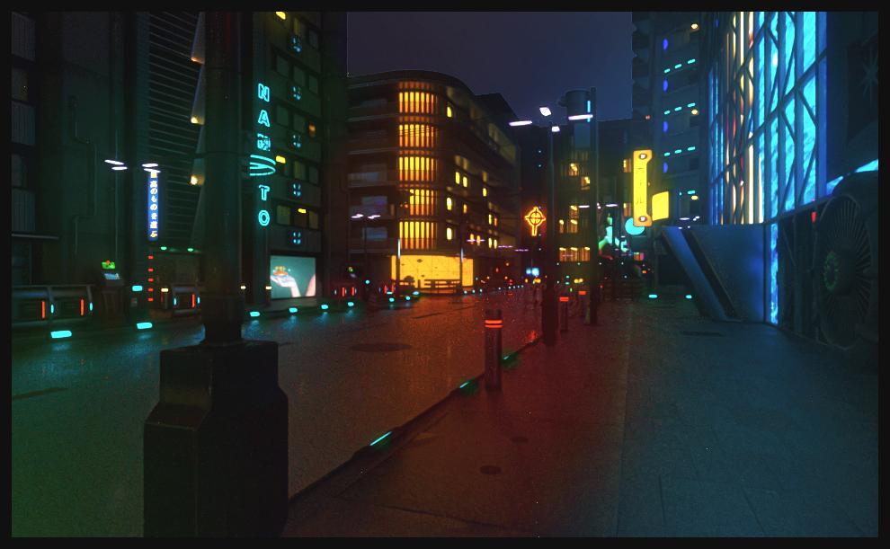 Urban Streets Of Tomorrow by sfman in Anime