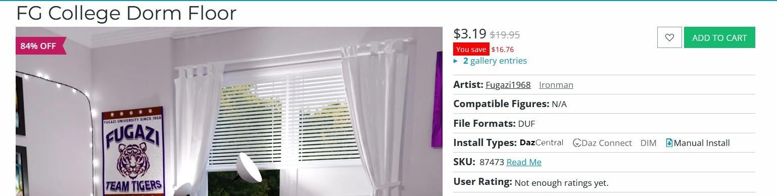 price on page