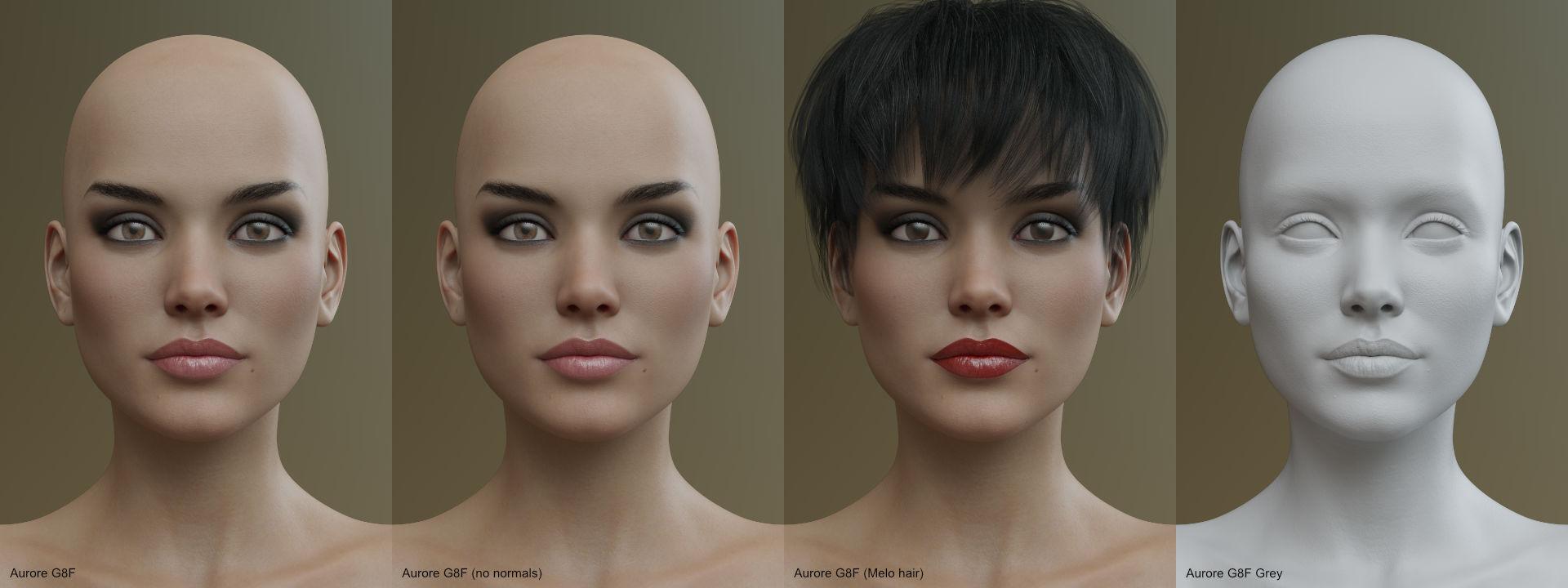 Mugshot Aurore for Genesis 8